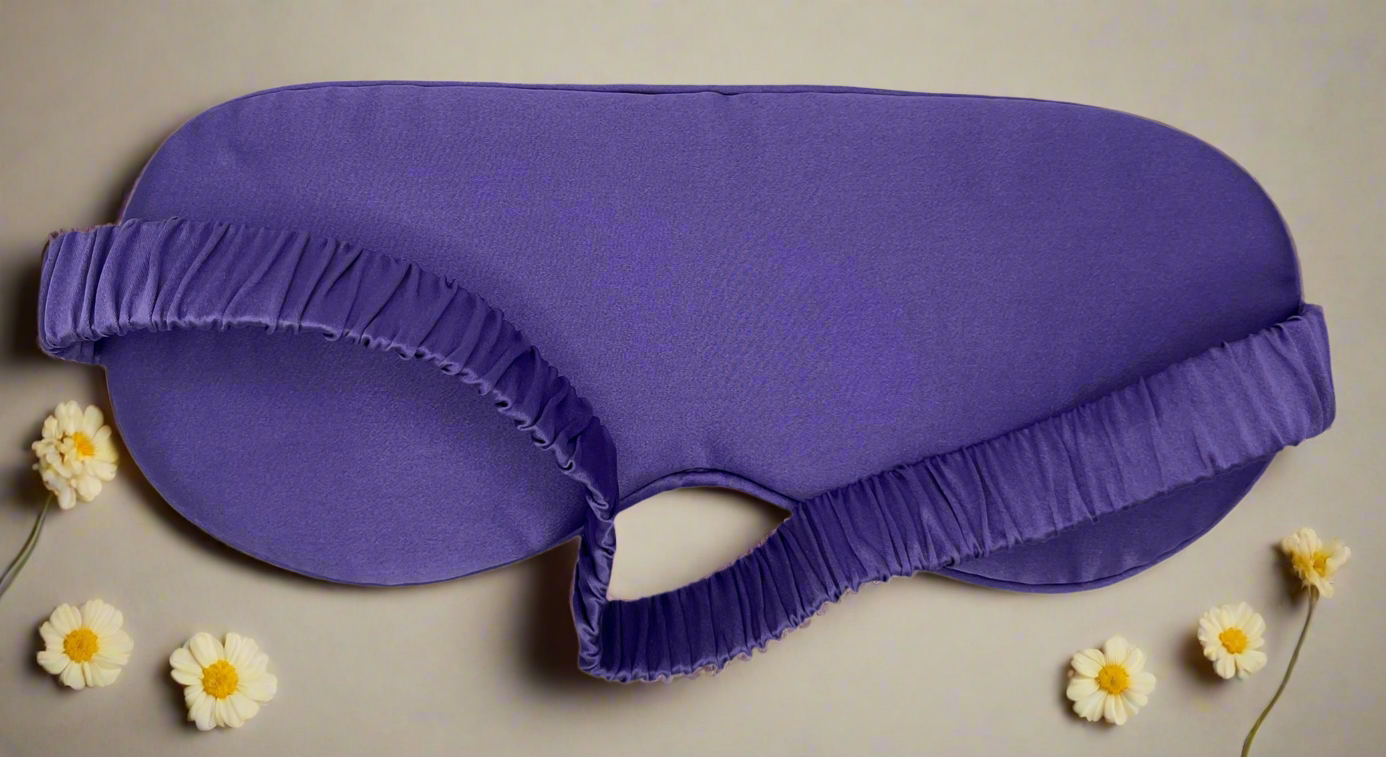 SLEEP MASK (100% MULBERRY SILK) - LILY COLOUR
