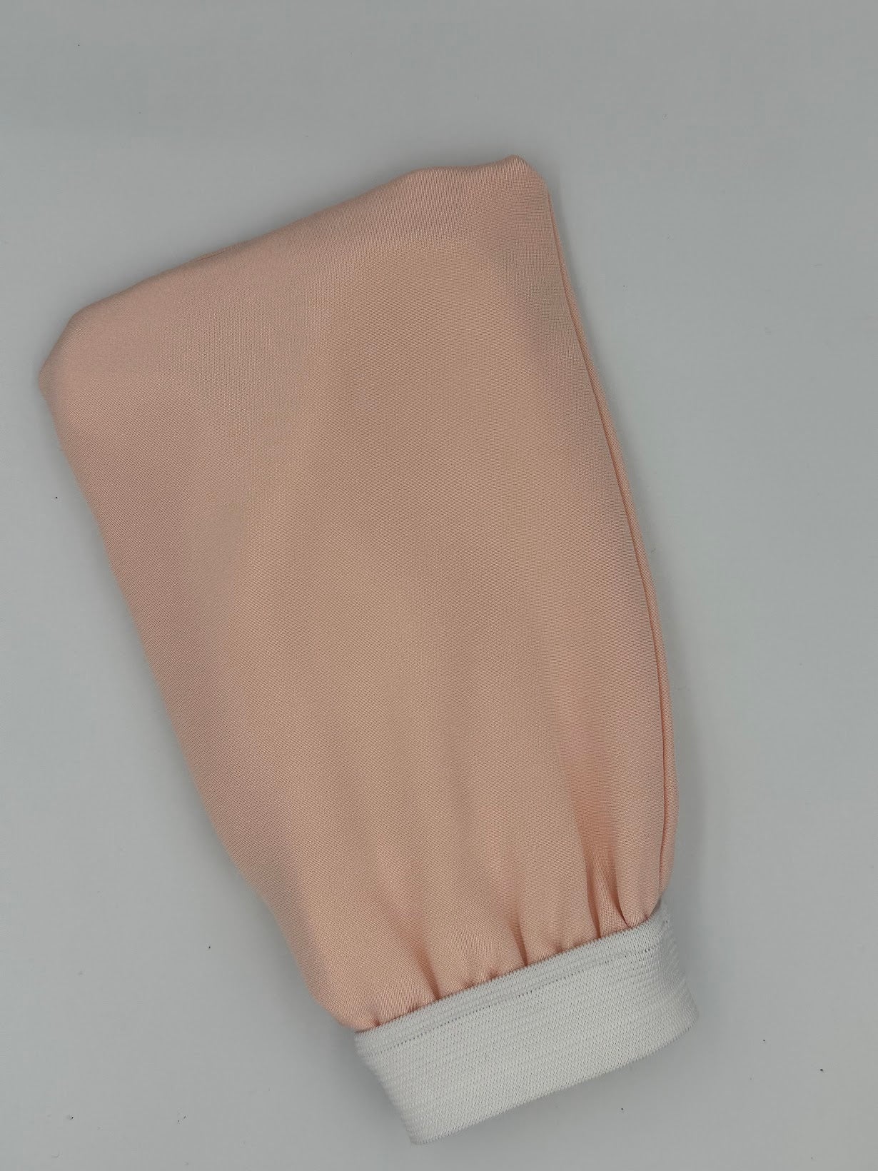 PURE SILK EXFOLIATING MITT - SALMON