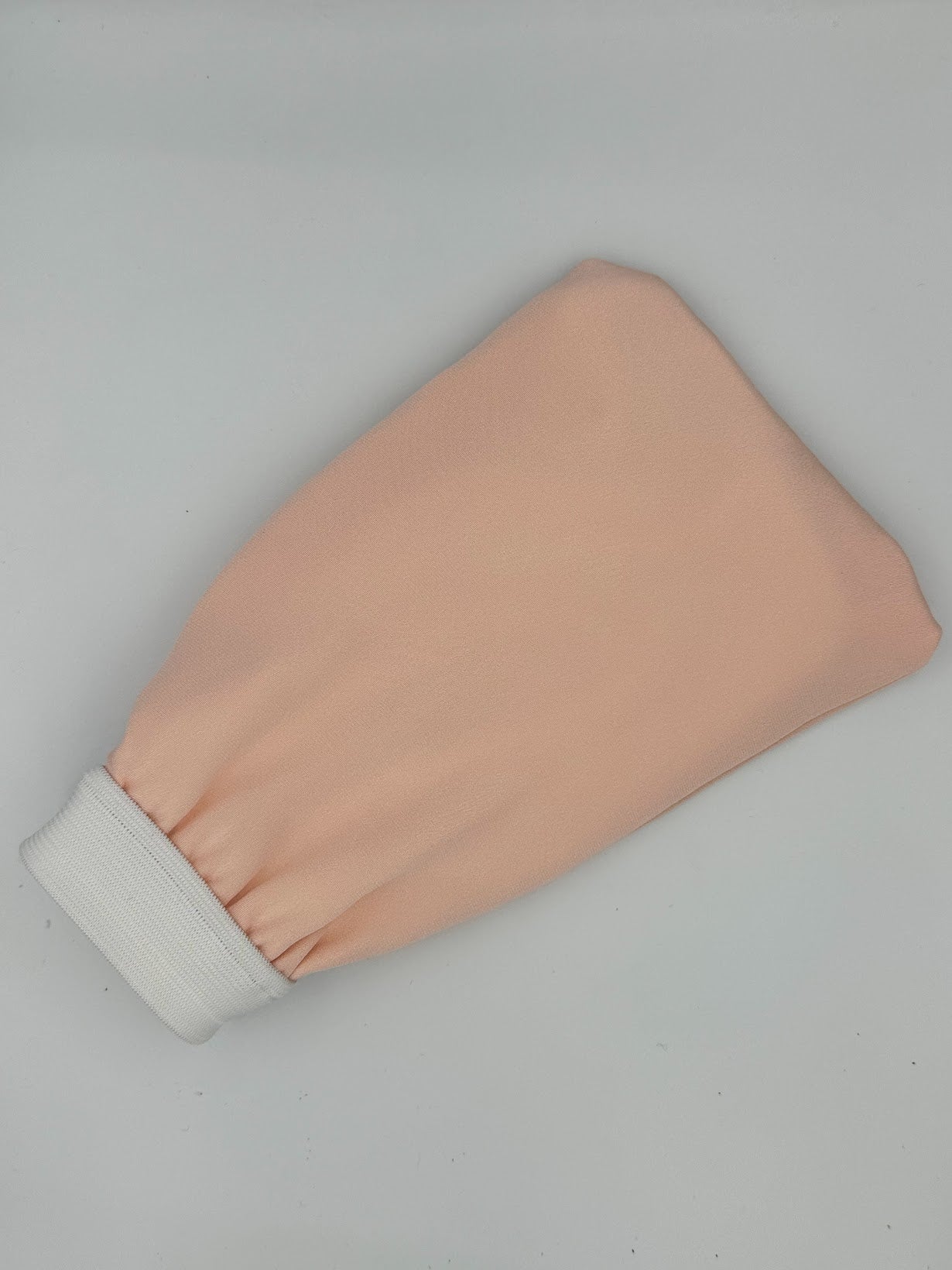 PURE SILK EXFOLIATING MITT - SALMON