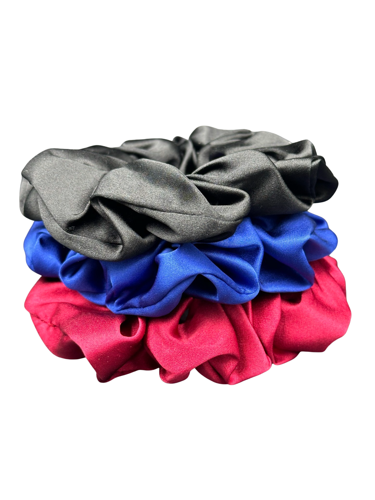 SILK SCRUNCHIE - BLACK