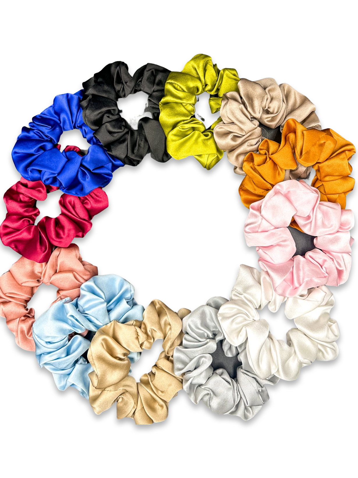 SILK SCRUNCHIE - RED WINE
