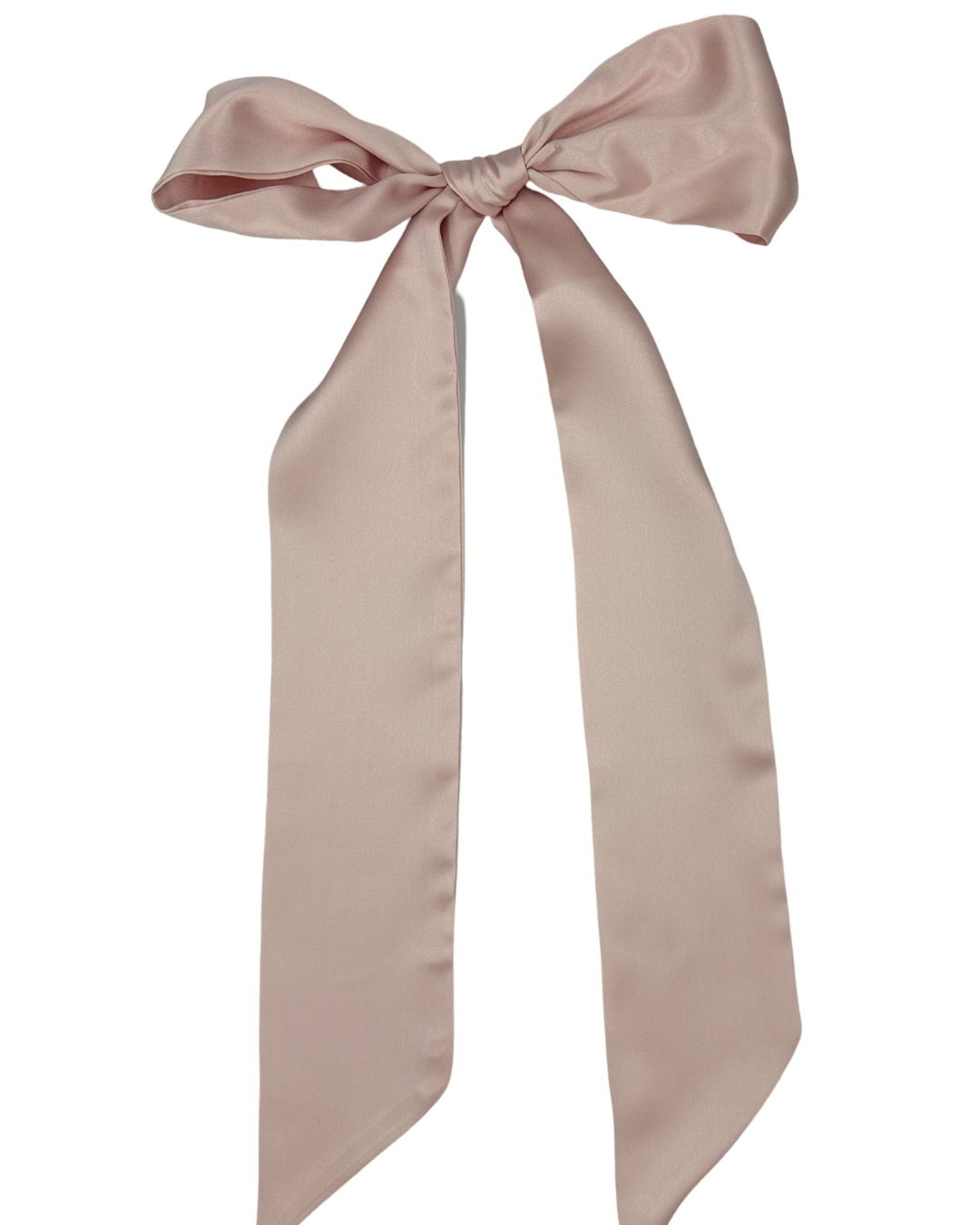 SILK HAIR RIBBON - CHERRY BLOSSOM COLOR