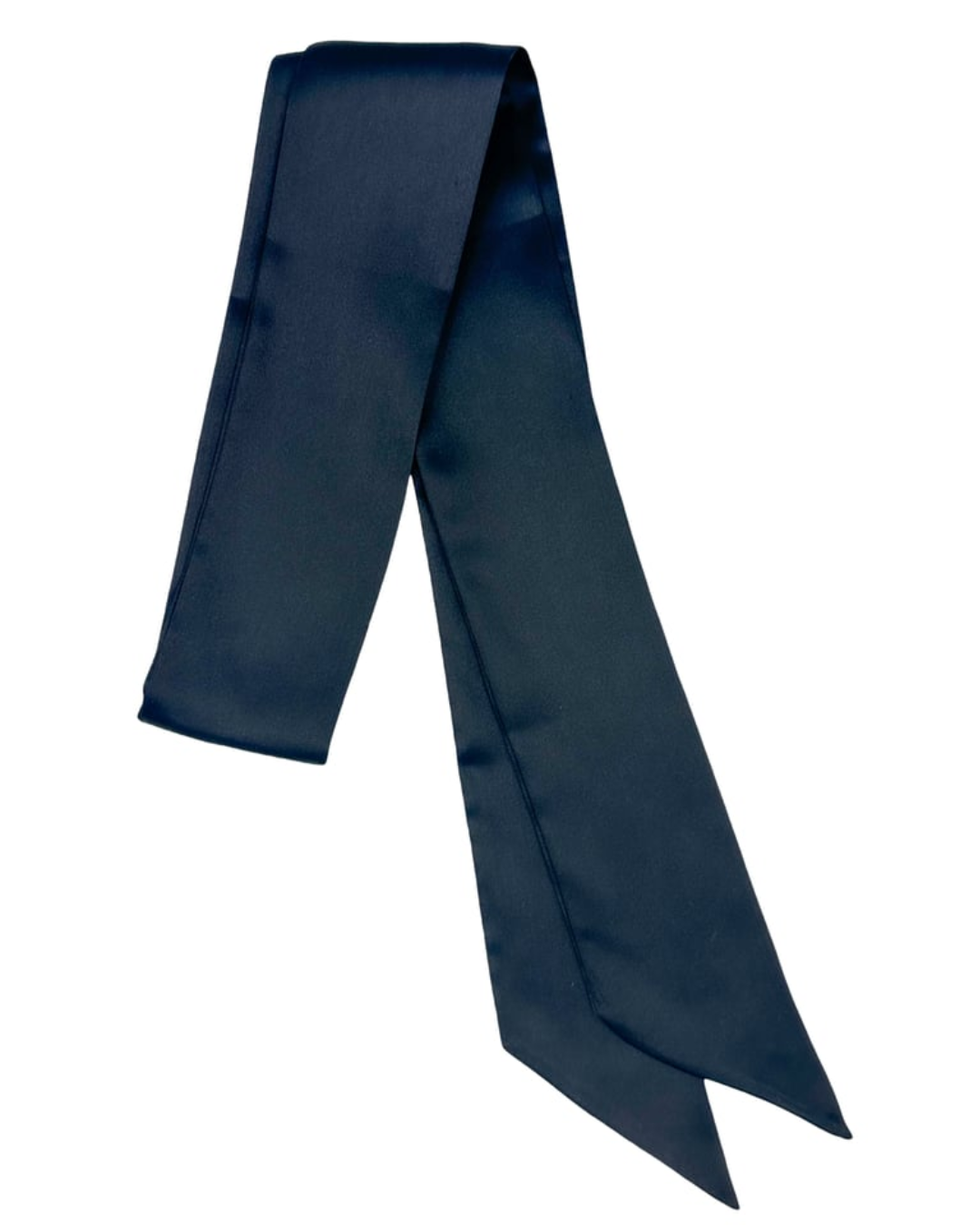 SILK HAIR RIBBON - BLACK