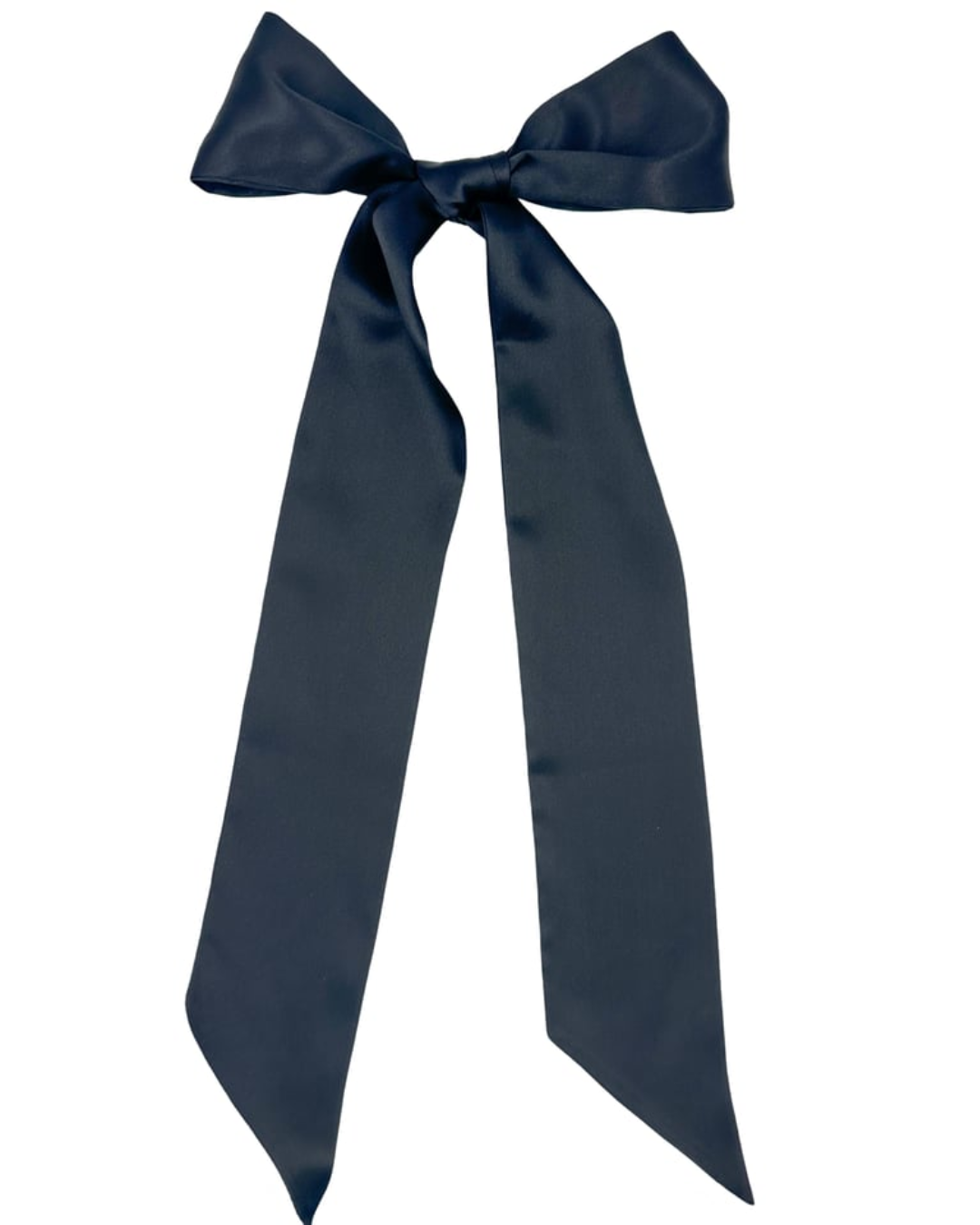 SILK HAIR RIBBON - BLACK