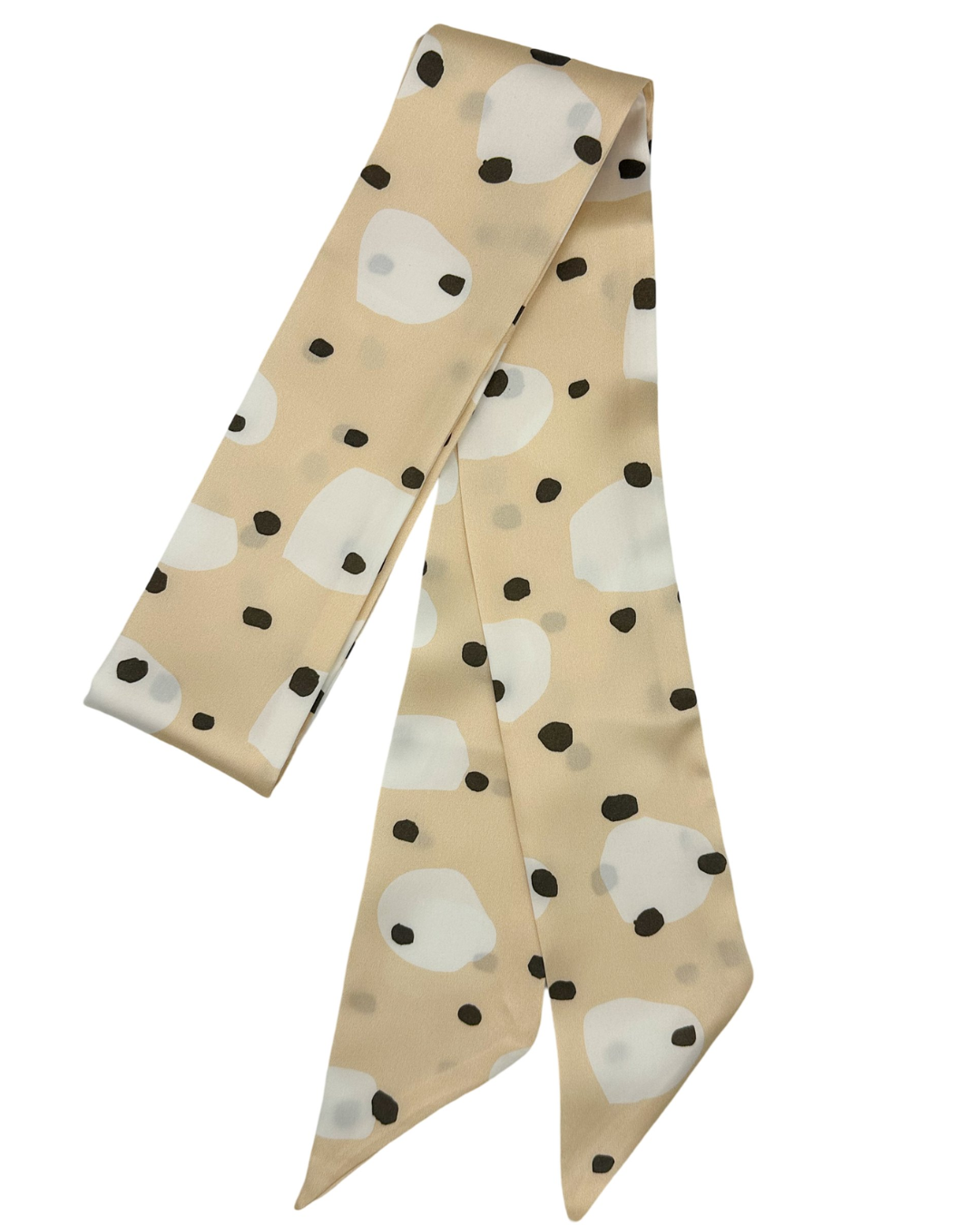 SILK HAIR RIBBON - POLKA DOTS