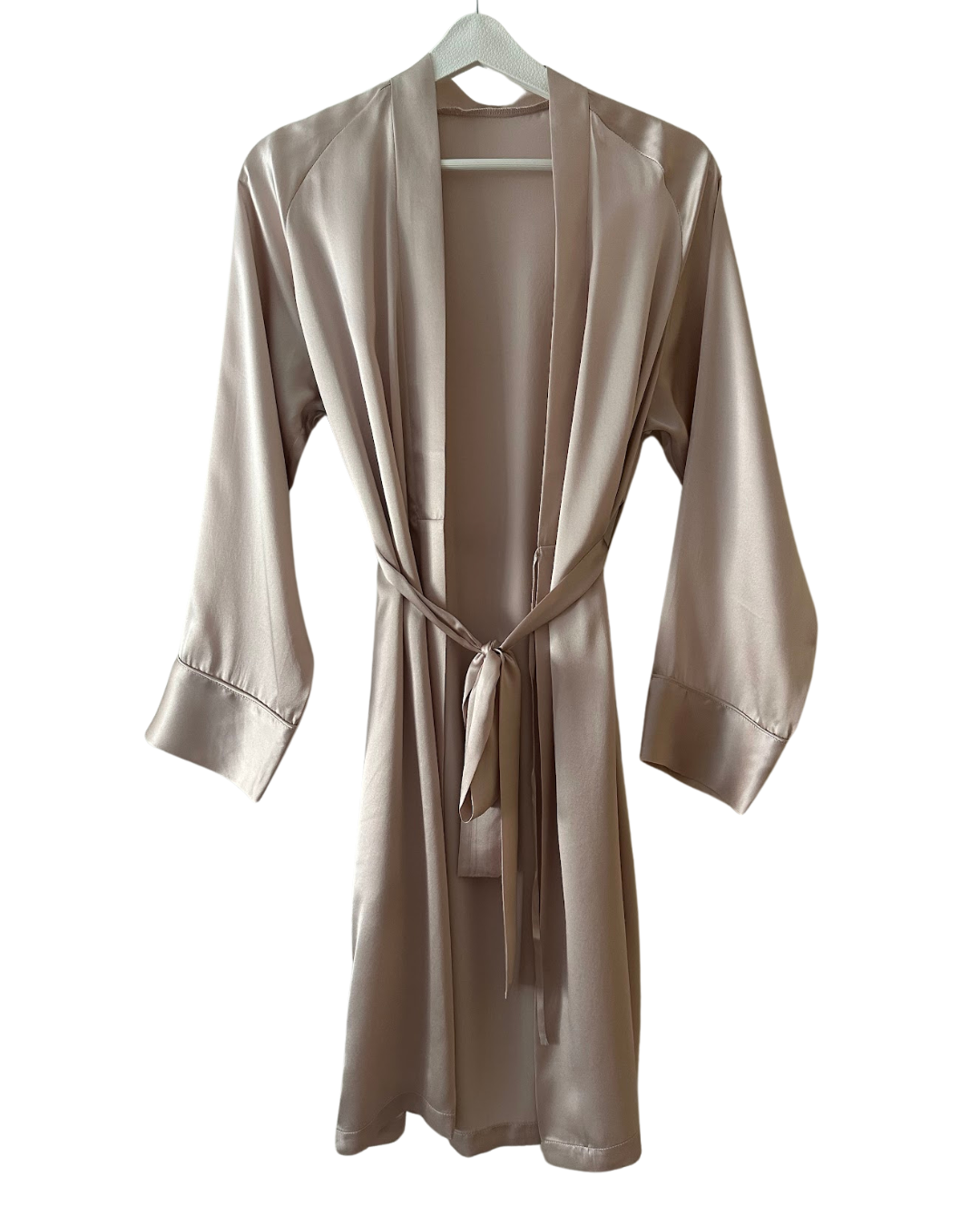 SILK ROBE - SAND COLOR
