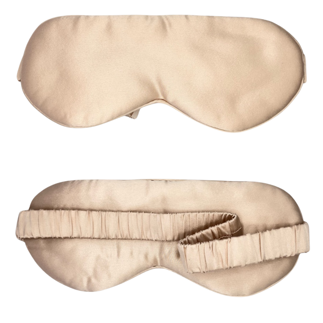 SLEEP MASK (100% MULBERRY SILK) - NUDE COLOR
